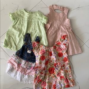 Lot of girls spring dresses size 12-24 months